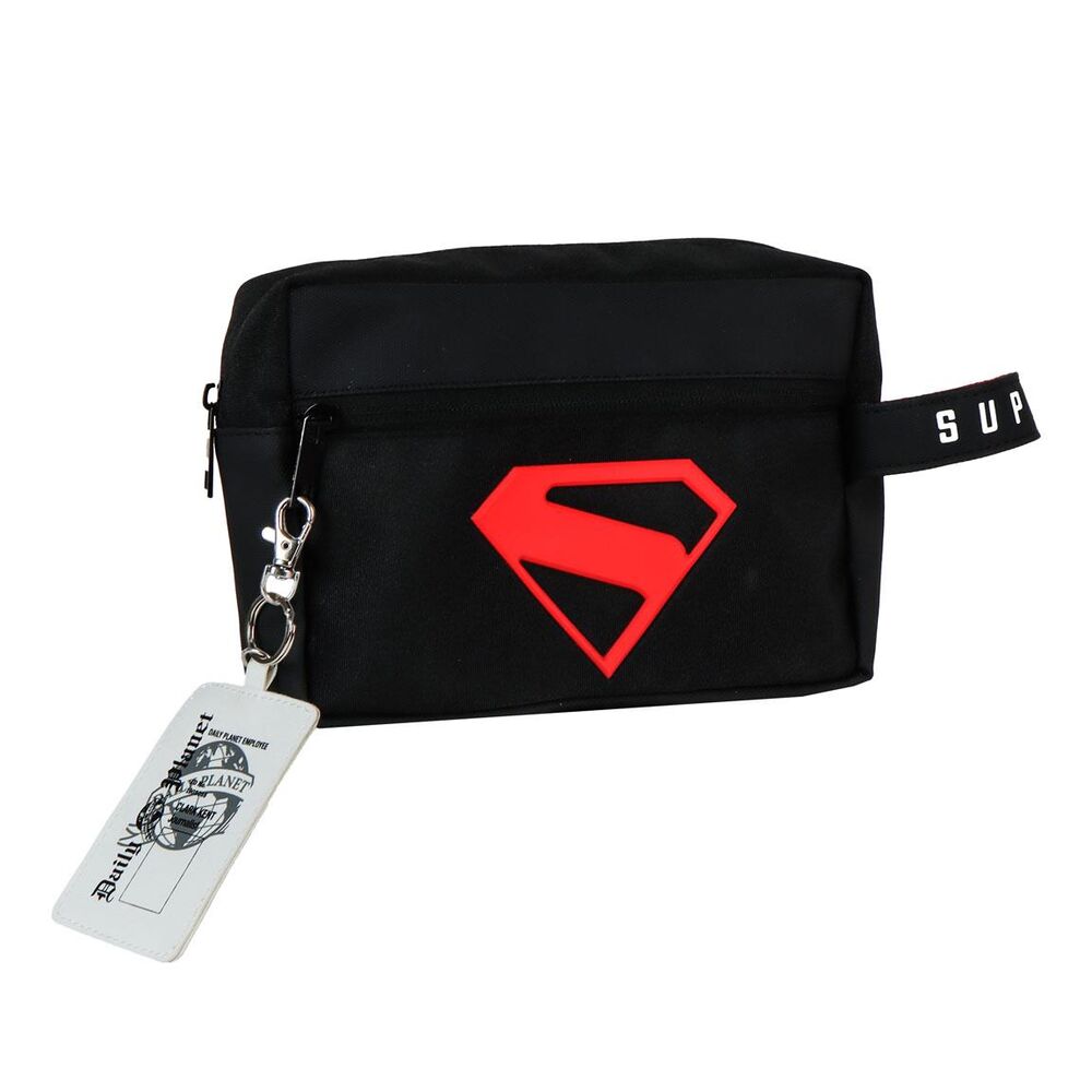 superman dc comics travel toiletry bag