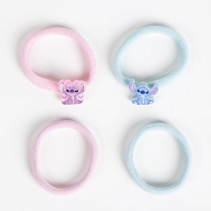 Blister de 4 chouchous Disney Angel & Stitch