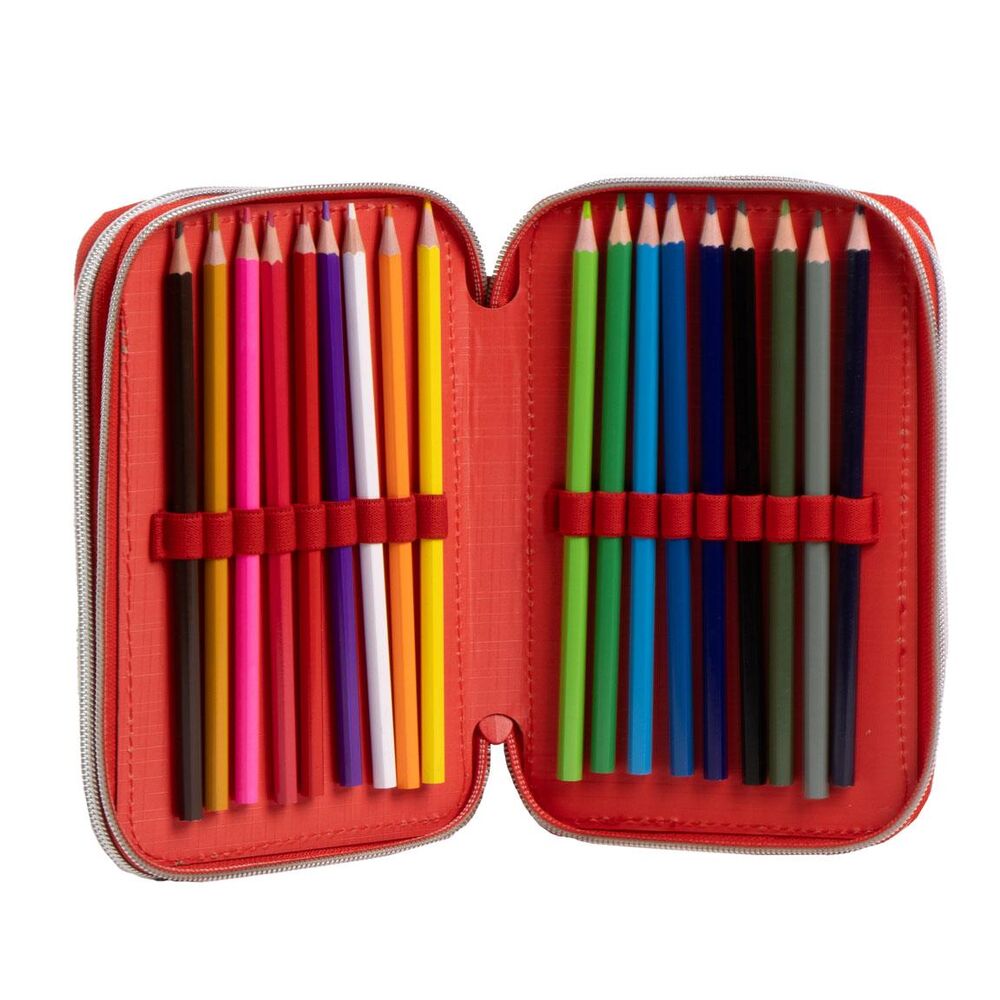 Spiderman Marvel triple pencil case