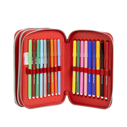 Spiderman Marvel triple pencil case