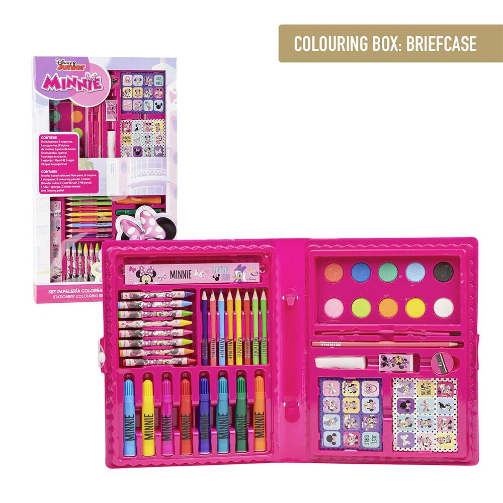 Minnie Mouse Disney colorable stationery set