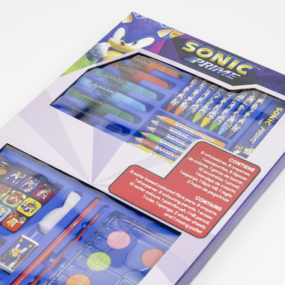 Zestaw kolorowych artykułów piśmienniczych Sonic Prime