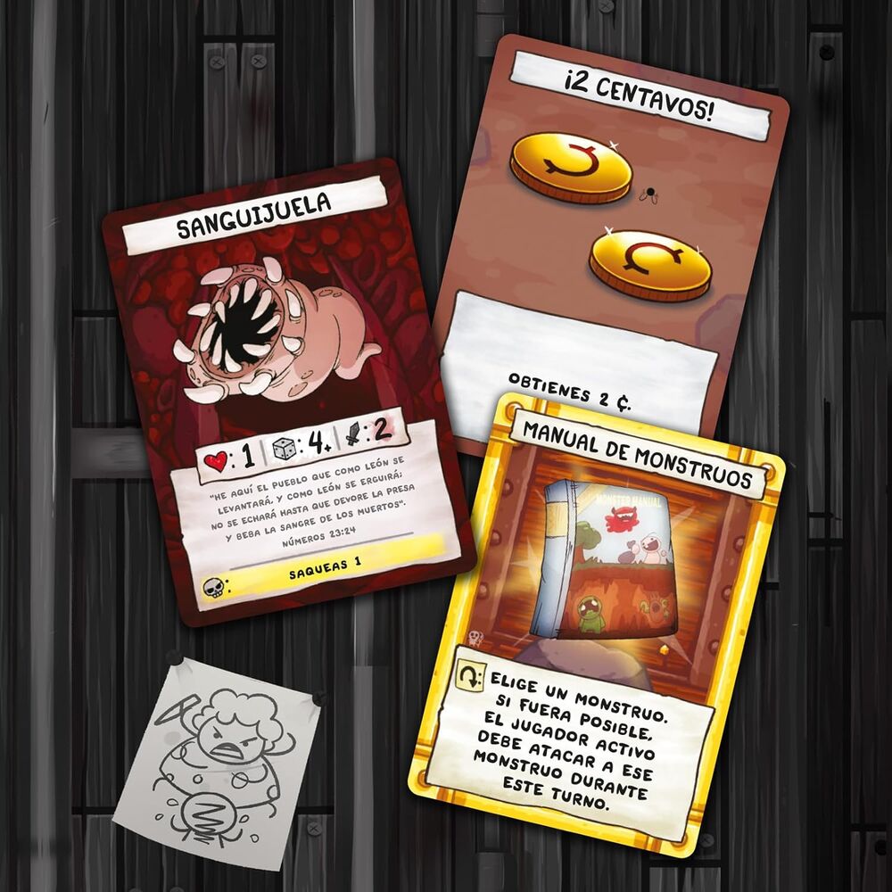 The Binding of Isaac: Four Souls gra planszowa (hiszpański)