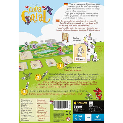 Grail Cup board game (Spanish)