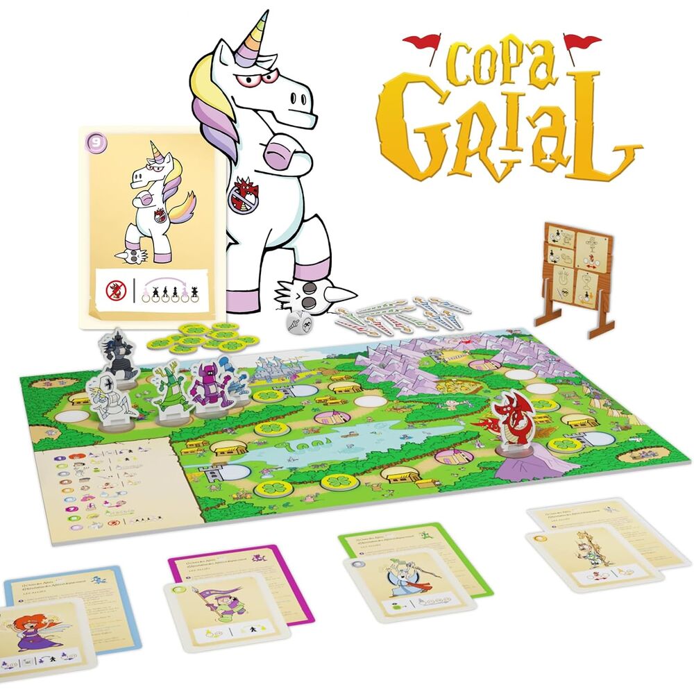 Grail Cup board game (Spanish)