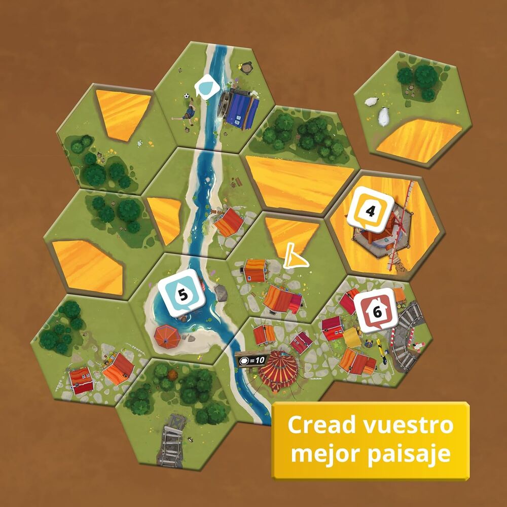 Jogo de tabuleiro Dorfromantik (espanhol)