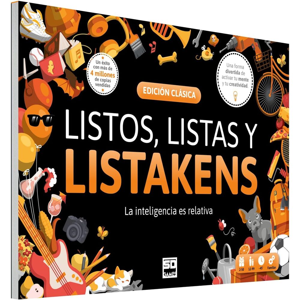 lists and listakens board game in spanish
