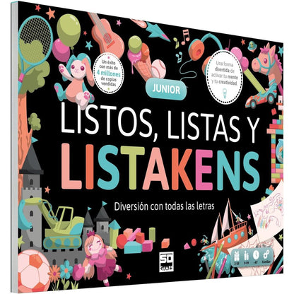 lists lists and listakens junior board game (spanish)