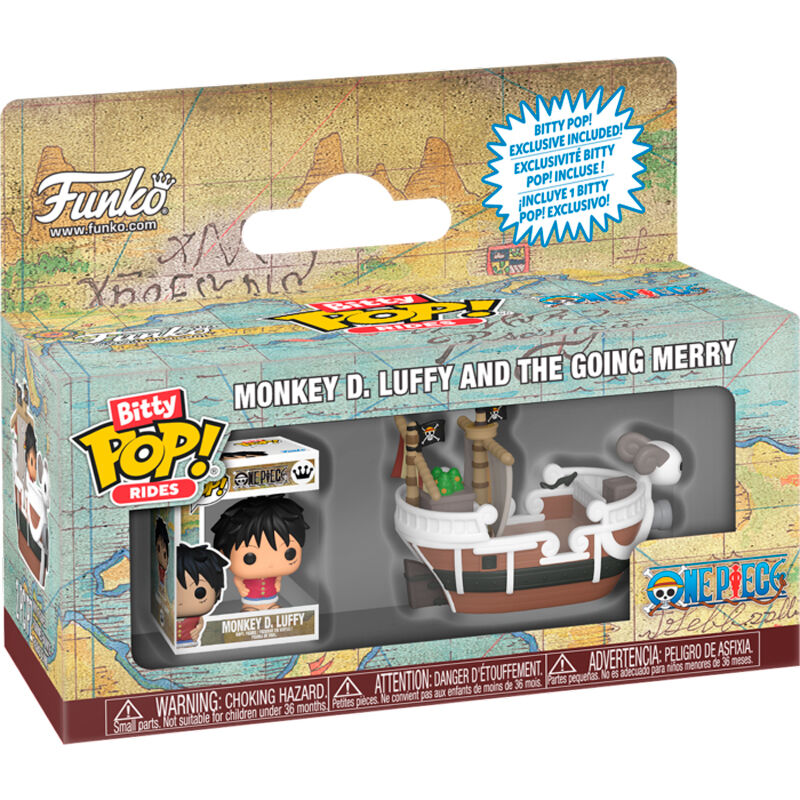 Figurka Bitty POP Ride One Piece Monkey D Luffy i Going Merry