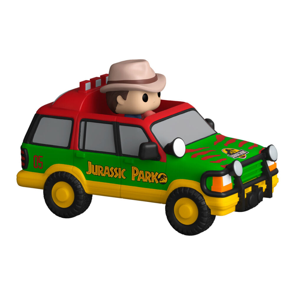 figure bitty pop ride jurassic park dr alan grant and jurassic suv
