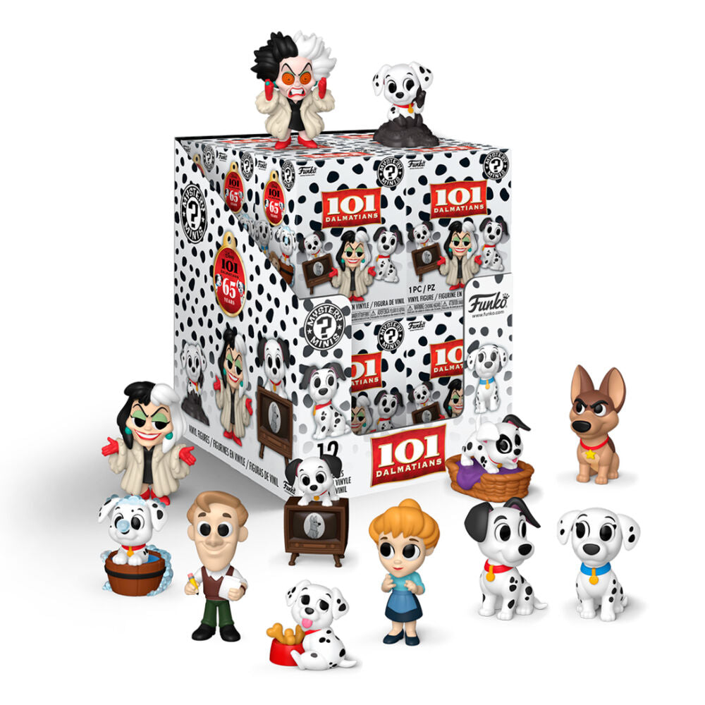figure mystery mini 101 dalmatians disney assortment