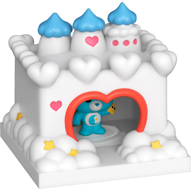 figure bitty pop town care bears bedtime bear and the care a lot castle
