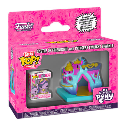 Figura Bitty POP Town My Little Pony Castelo da Amizade e Princesa Twilight Sparkle