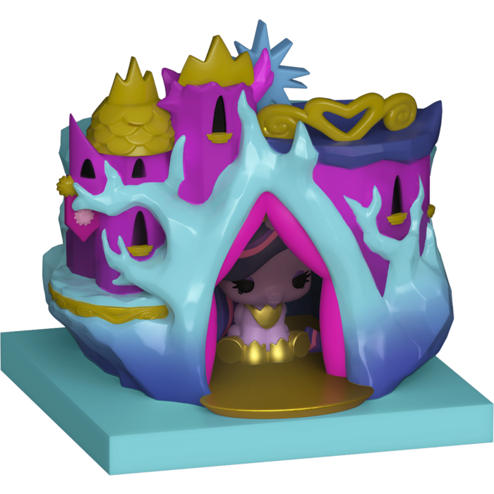 figure bitty pop town my little pony castle of friendship and princess twilight sparkle
