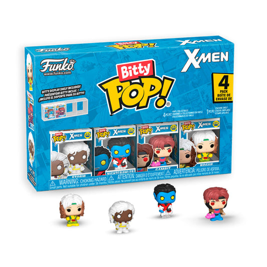 blister 4 figures bitty pop marvel x men gambit