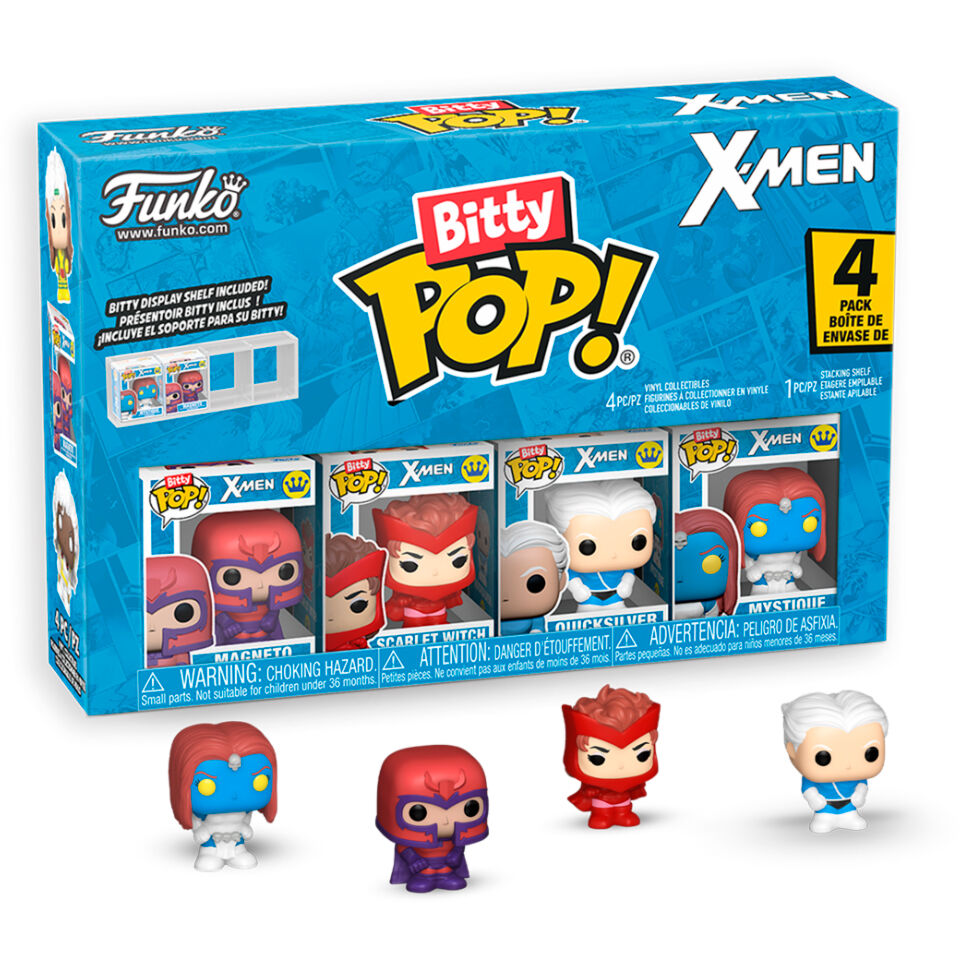 blister 4 figures bitty pop marvel x men magneto