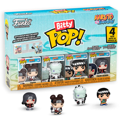 Blister 4 figurek Bitty POP Naruto Shippuden w różnych kolorach
