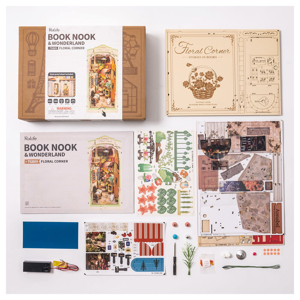 Floral Corner Model Kit 164pcs