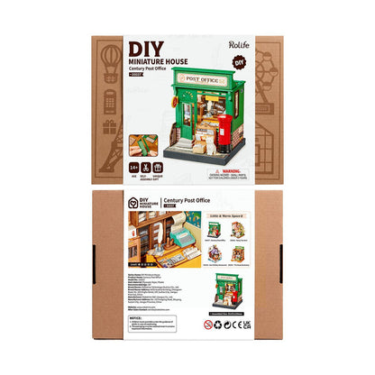 Kit di modellismo dell'ufficio postale del secolo scorso (54 pezzi)