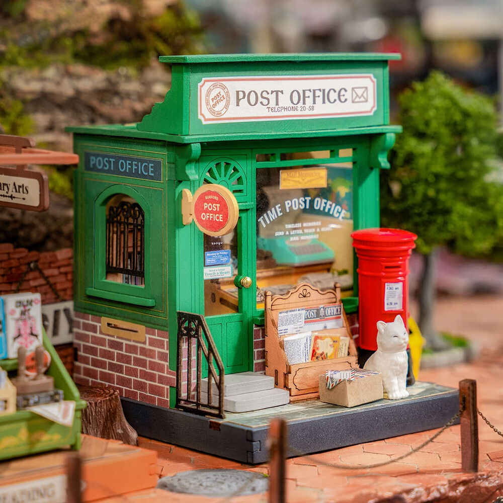 Kit di modellismo dell'ufficio postale del secolo scorso (54 pezzi)