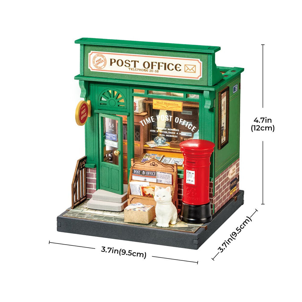 Kit di modellismo dell'ufficio postale del secolo scorso (54 pezzi)
