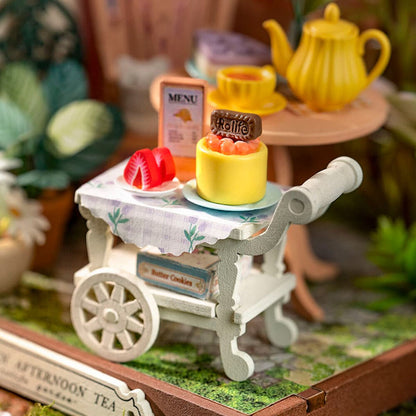 Kit modello di elegante giardino del tè 76 pezzi