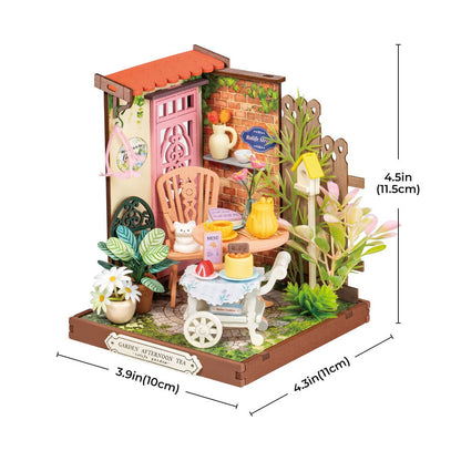 Kit modello di elegante giardino del tè 76 pezzi