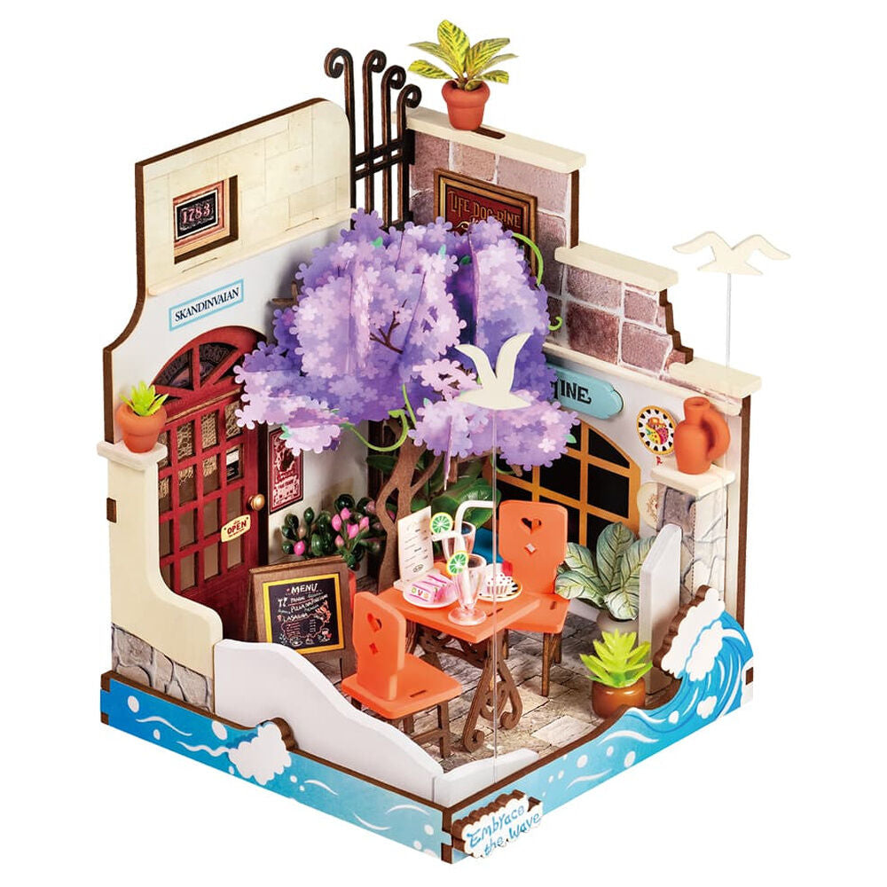 sea holiday restaurant model kit (68 pieces)