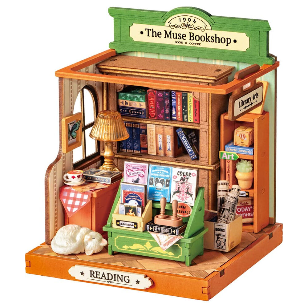 model of the muse bookstore  68 pieces