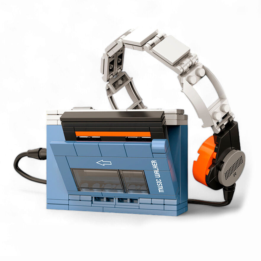 portable cassette player construction kit 156pcs