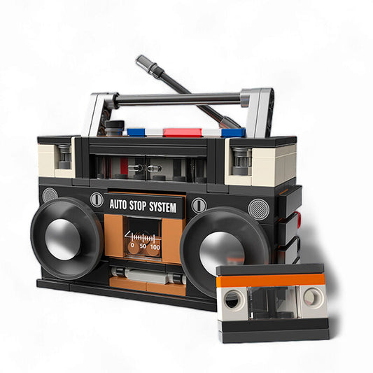 radio cassette construction kit 228pcs