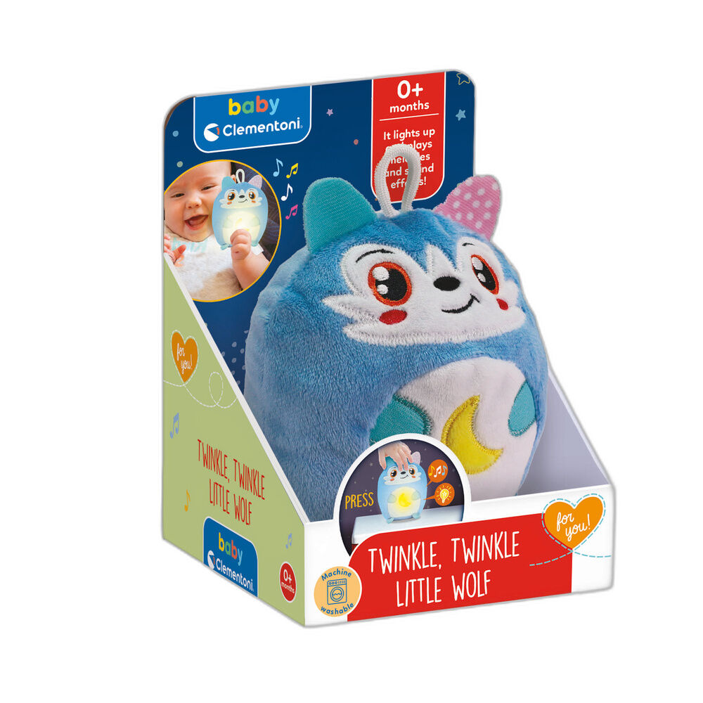 luminous little wolf plush
