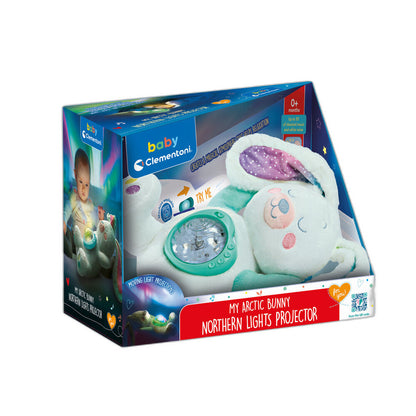 northern lights polar bunny plush toy