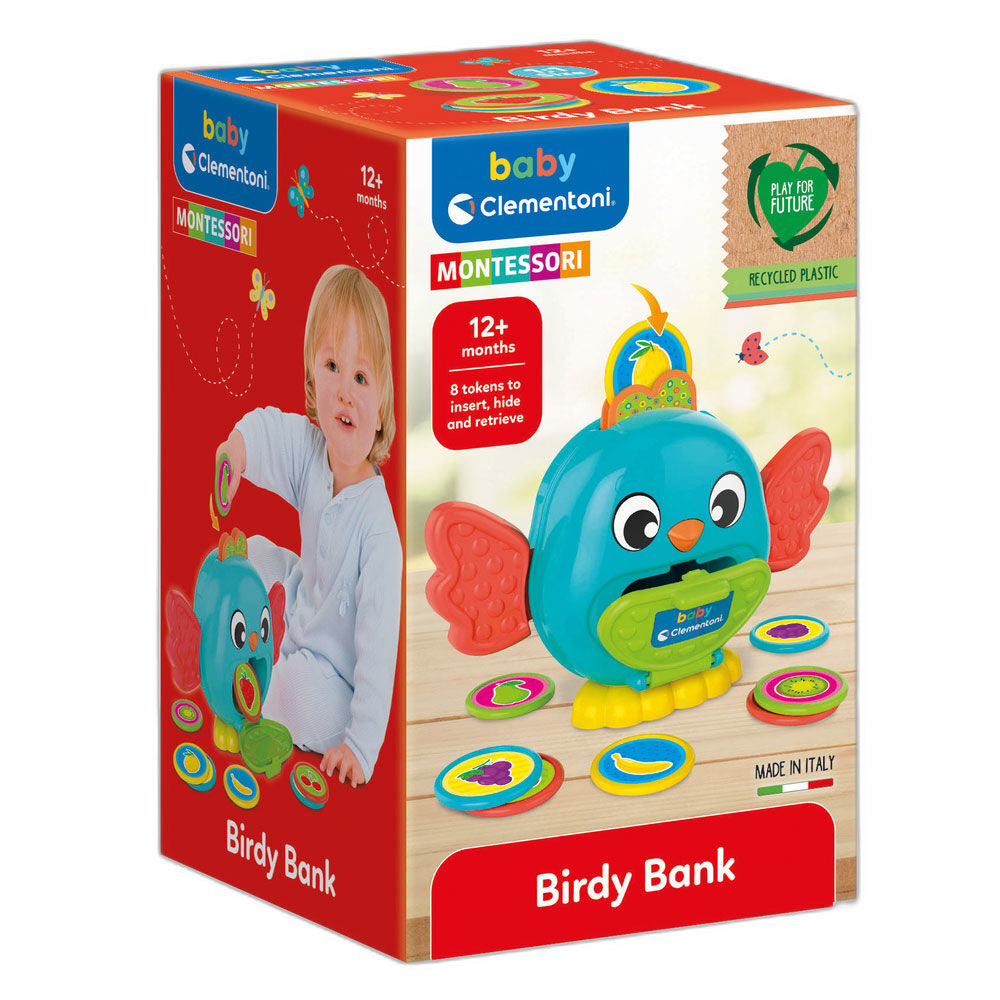 montessori bird piggy bank