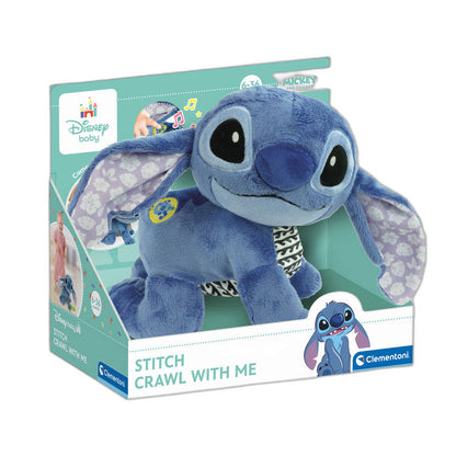 disney crawling baby stitch plush toy