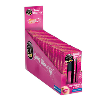 strawberry crazy chic lip gloss  lipstick set