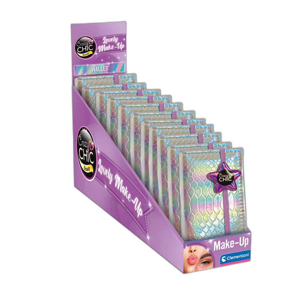 heart crazy chic makeup wallet