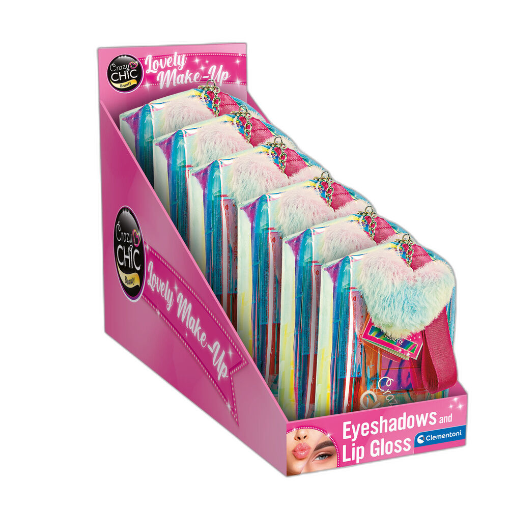 heart crazy chic makeup case