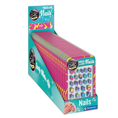 pop crazy chic nail set