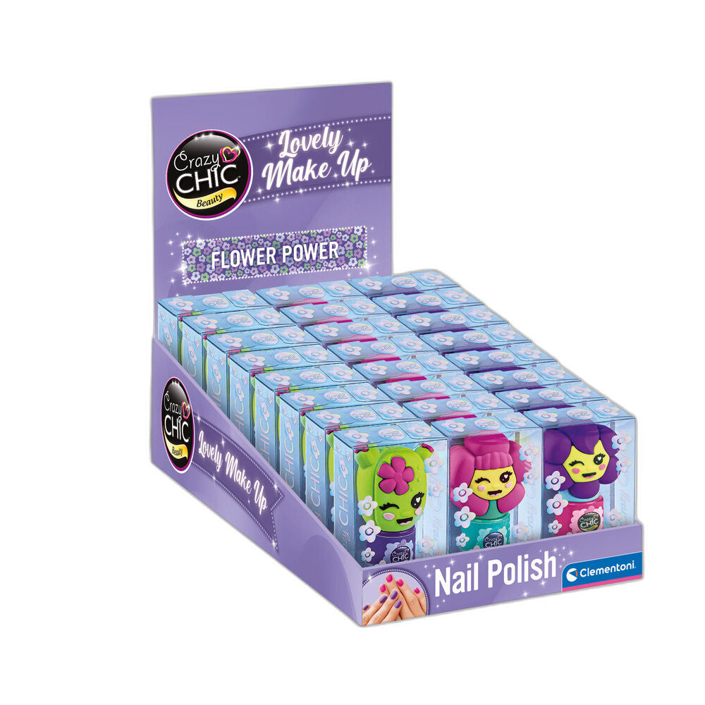 flower power crazy chic nail polish assortment