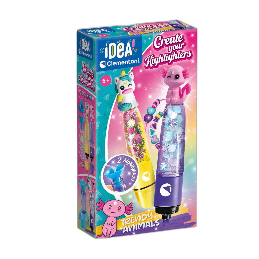 trendy animals mini highlighter lab