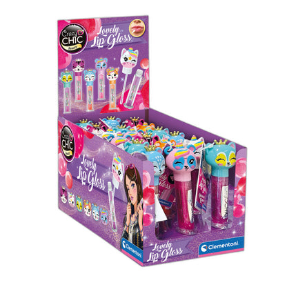 crazy chic animals lip gloss assortment
