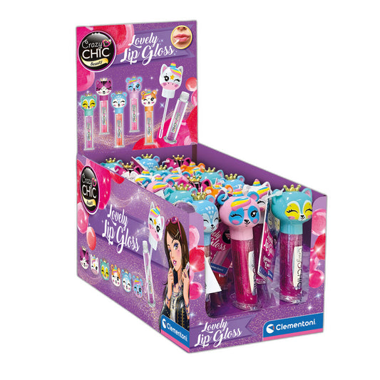 crazy chic animals lip gloss assortment