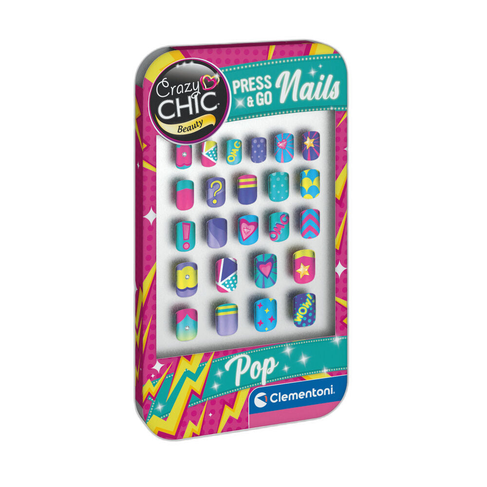 Pop Crazy Chic Nail Set