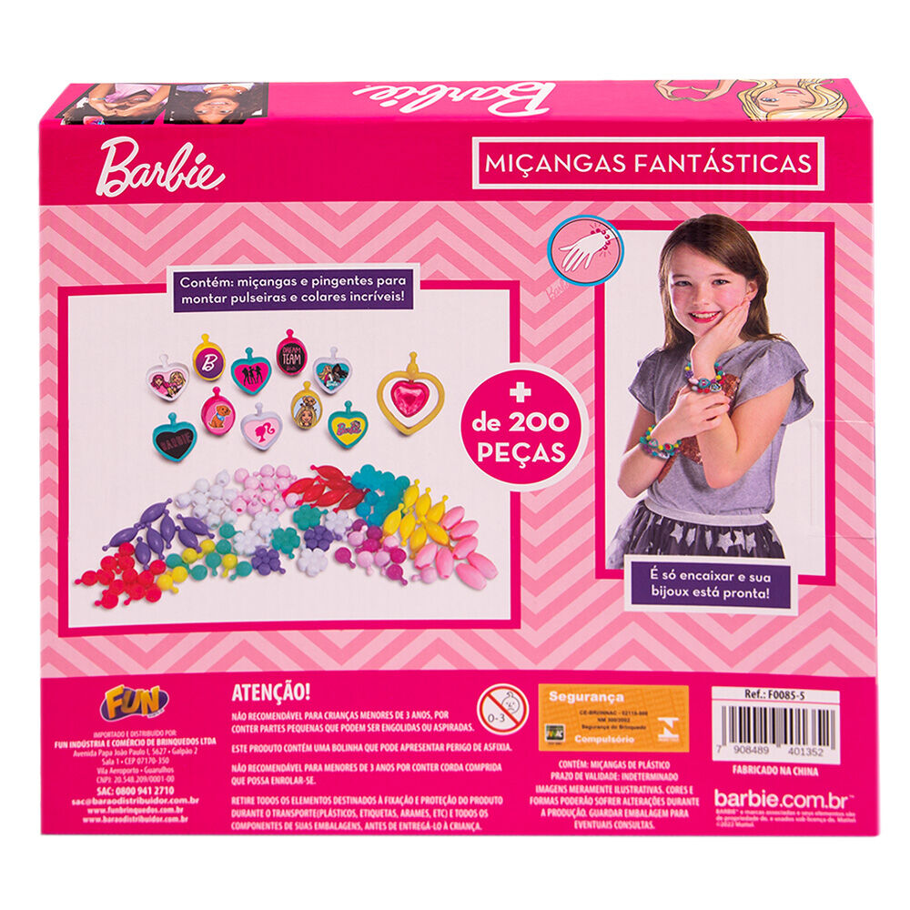 Conjunto de joyas Barbie de 200 piezas