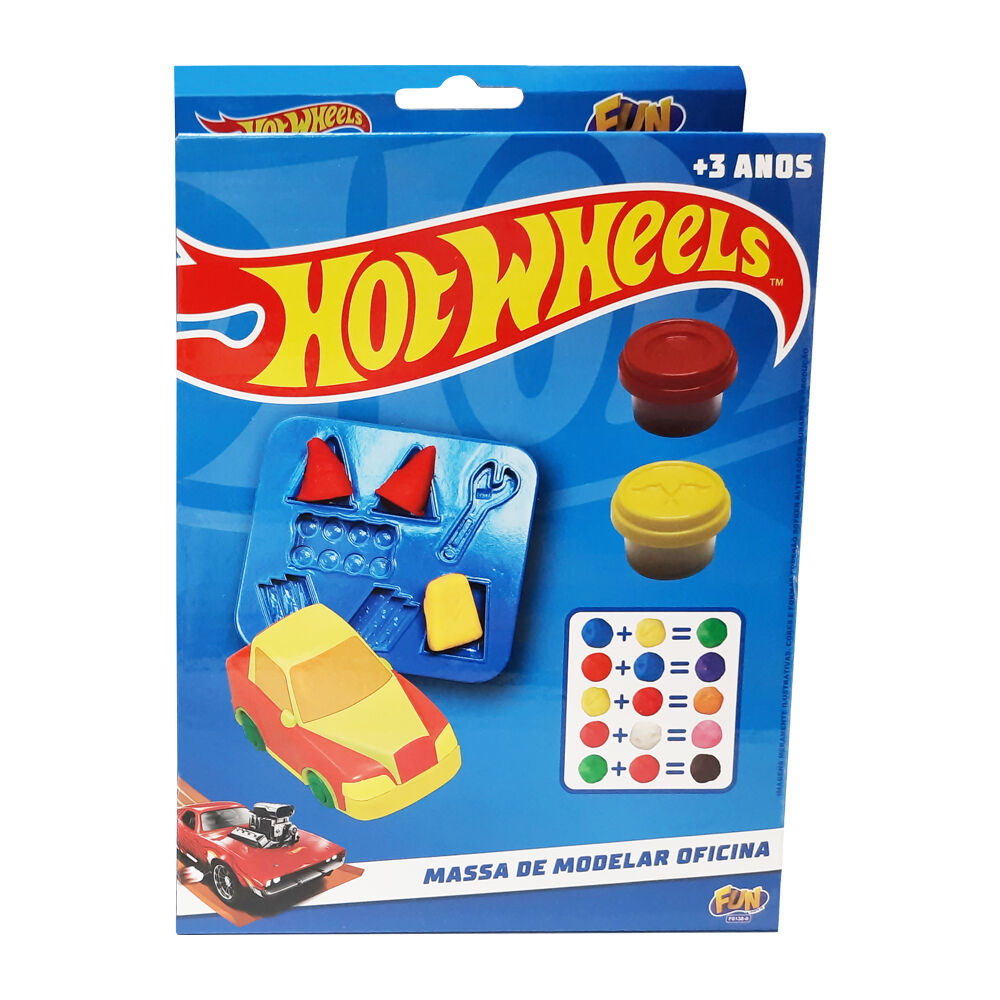 mechanic workshop set of 6 hot wheels play doh tubs