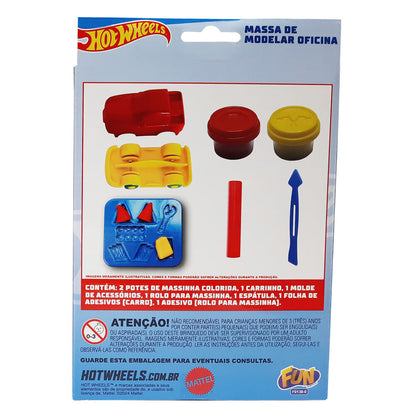 Mechanikerwerkstatt Set mit 6 Hot Wheels Play Doh Dosen