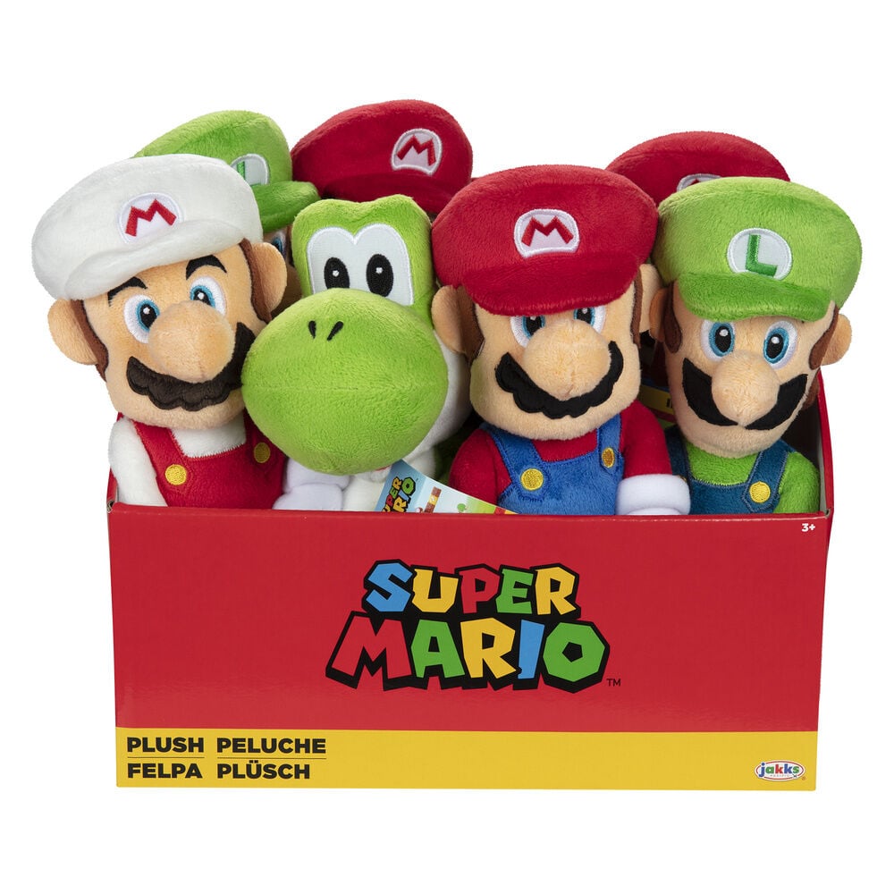 Super Mario Bros Plush 20cm Assorted