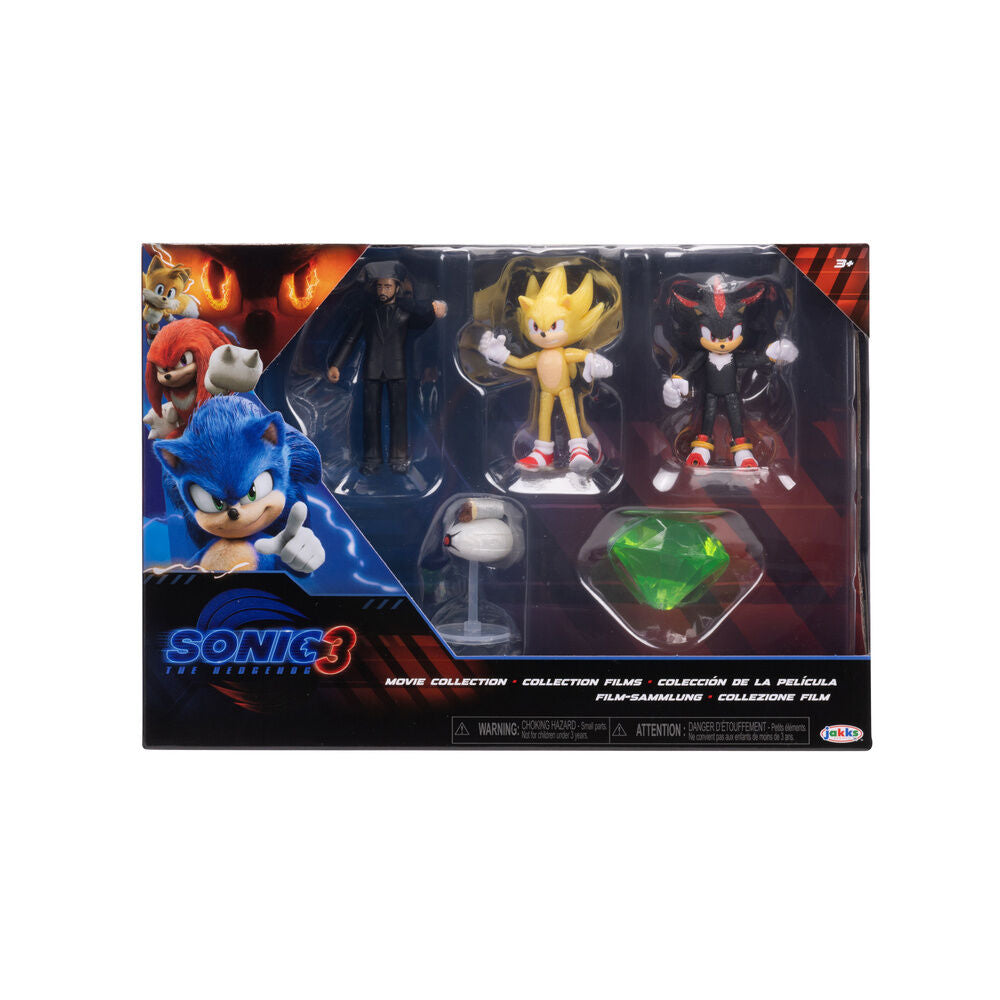 blister 5 figures wave 1 sonic 3 6cm