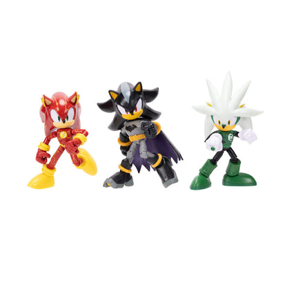 Blister 4 figures Sonic The Hedgehog DC Comics 12cm
